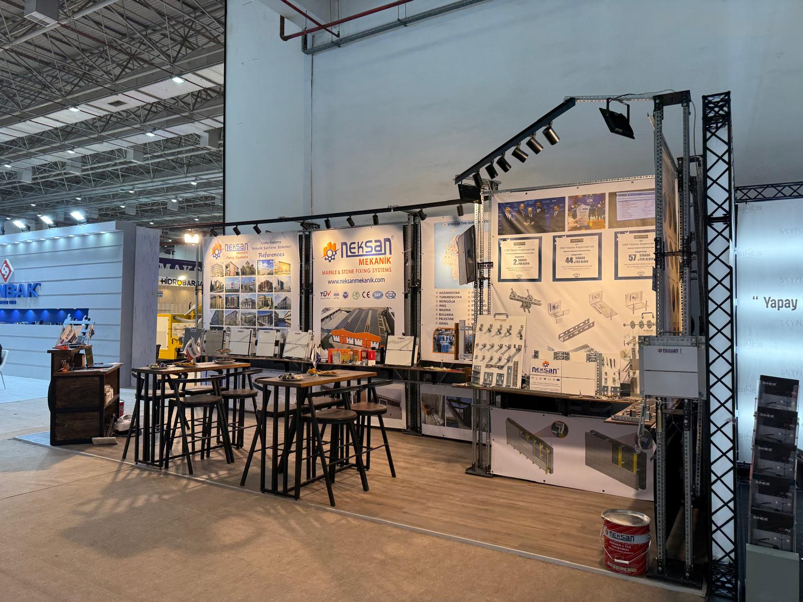 We participated in the 30th Marble Izmir International Natural Stone and Technologies Fair.