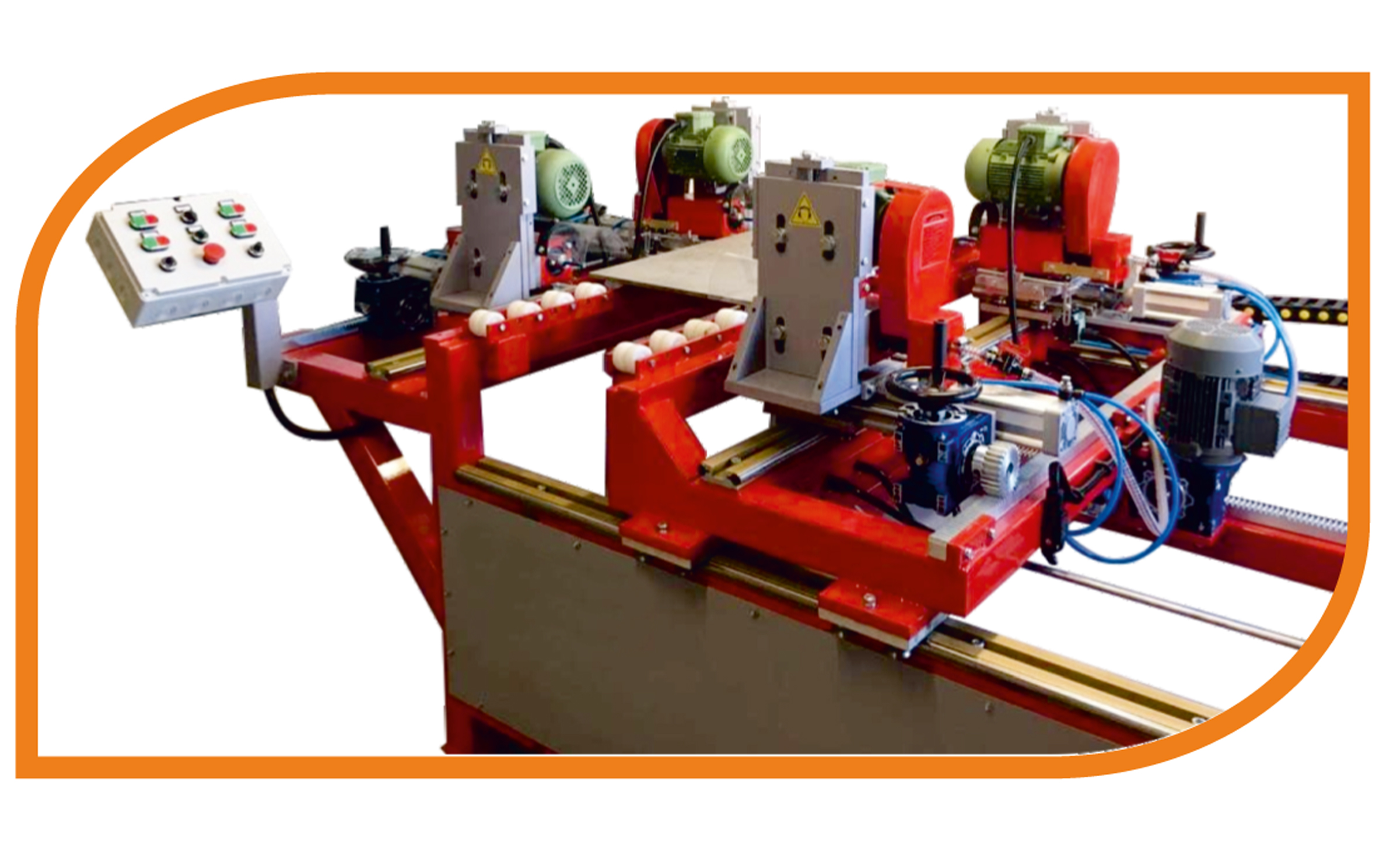 Hole Drilling Machine 4 Head Automatic